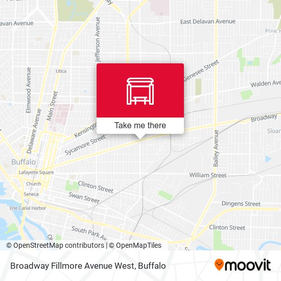 Broadway Fillmore Avenue West map