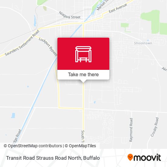 Transit Road Strauss Road North map