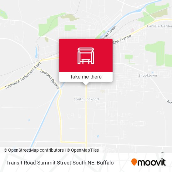 Transit Road Summit Street South NE map