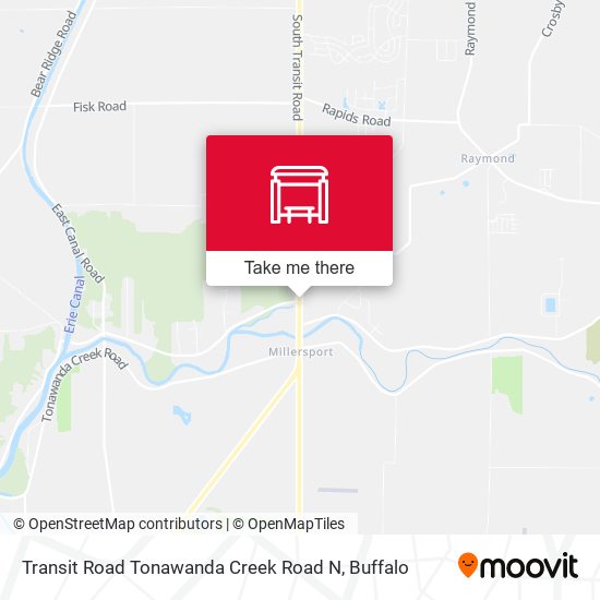 Transit Road Tonawanda Creek Road N map