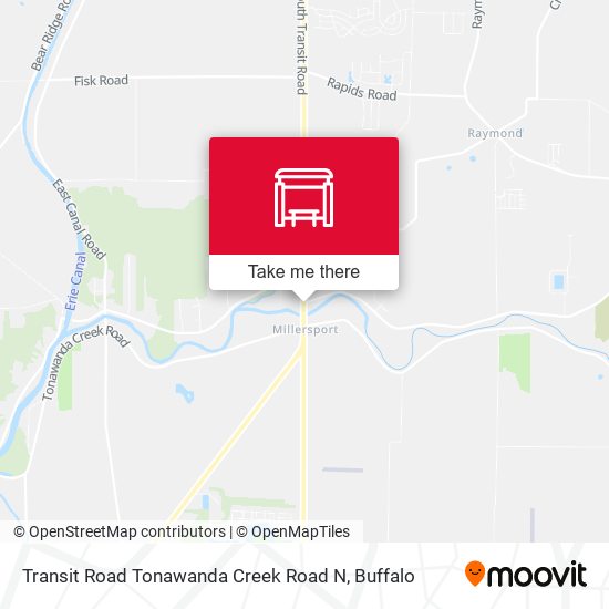 Transit Road Tonawanda Creek Road N map