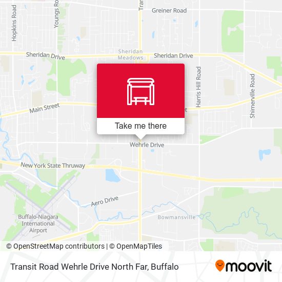 Transit Road Wehrle Drive North Far map