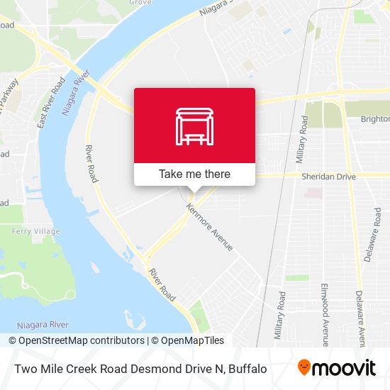 Two Mile Creek Road Desmond Drive N map