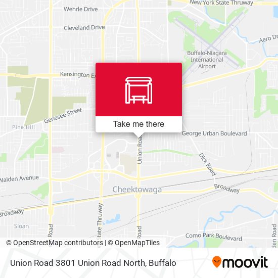 Union Road 3801 Union Road North map