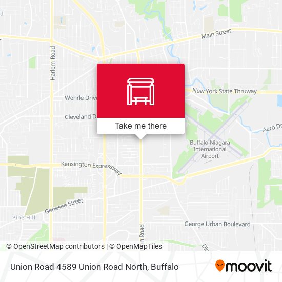 Mapa de Union Road 4589 Union Road North