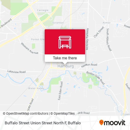 Mapa de Buffalo Street Union Street North F