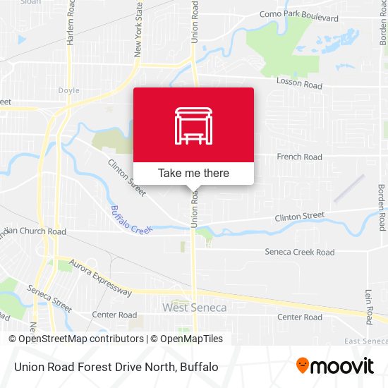 Mapa de Union Road Forest Drive North