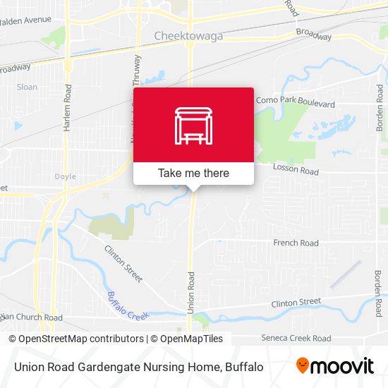Union Road Gardengate Nursing Home map
