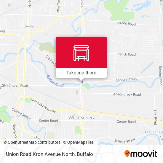 Union Road Kron Avenue North map