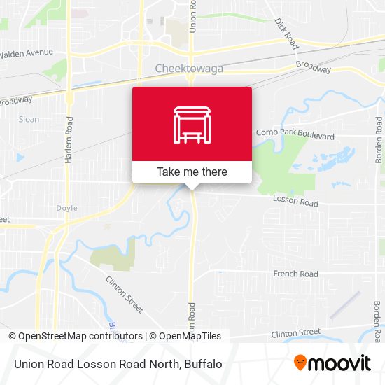 Mapa de Union Road Losson Road North