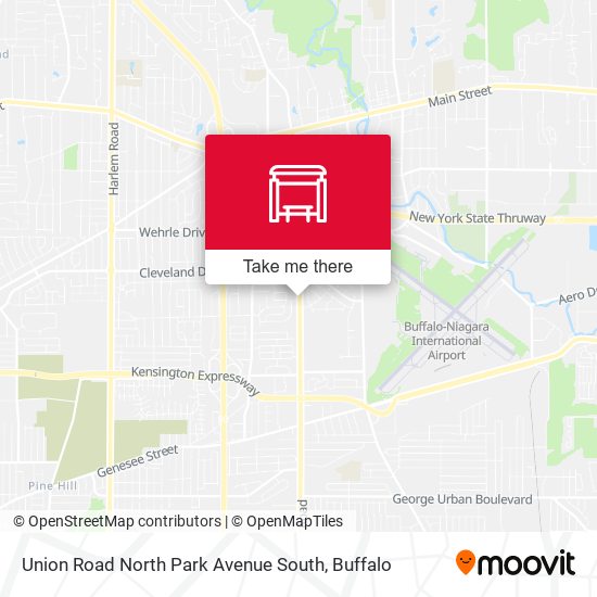 Union Road North Park Avenue South map
