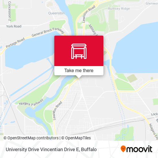 University Drive Vincentian Drive E map