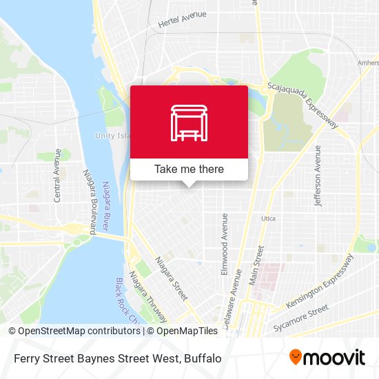 Mapa de Ferry Street Baynes Street West