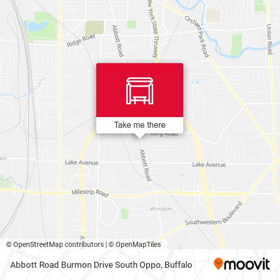 Mapa de Abbott Road Burmon Drive South Oppo