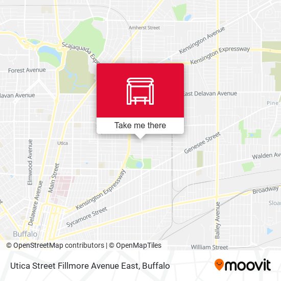 Utica Street Fillmore Avenue East map
