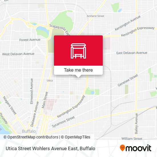 Utica Street Wohlers Avenue East map