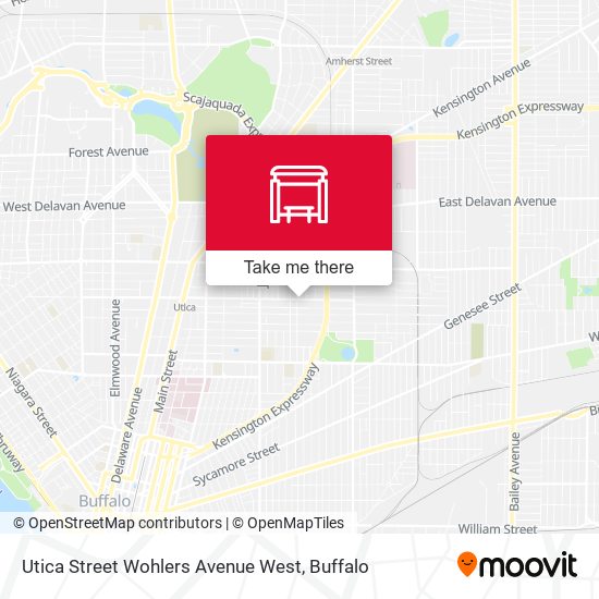 Utica Street Wohlers Avenue West map