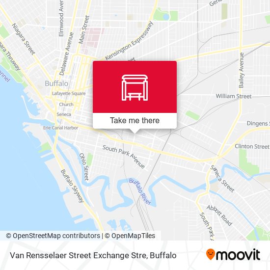 Mapa de Van Rensselaer Street Exchange Stre