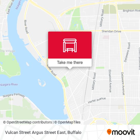 Mapa de Vulcan Street Argus Street East