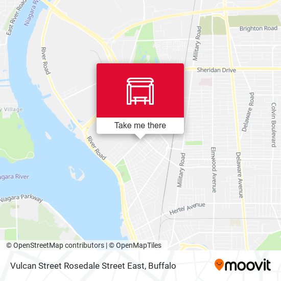 Vulcan Street Rosedale Street East map