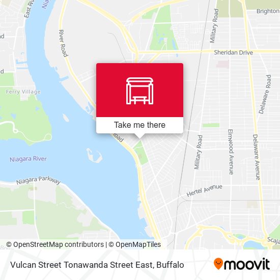 Vulcan Street Tonawanda Street East map
