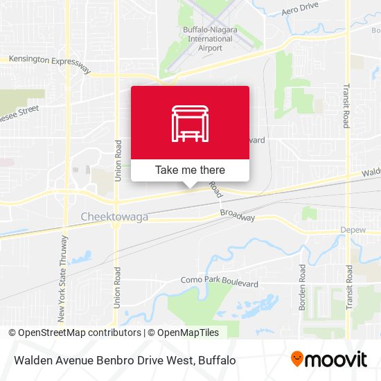 Walden Avenue Benbro Drive West map