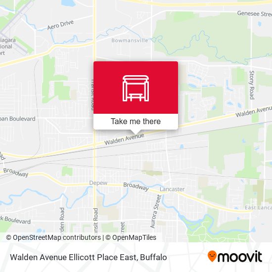 Walden Avenue Ellicott Place East map