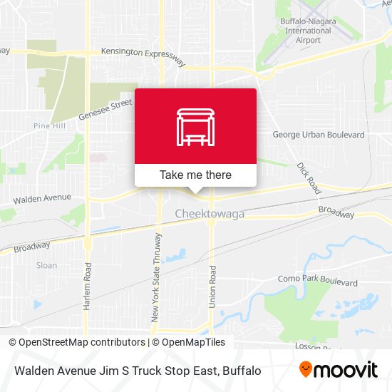 Mapa de Walden Avenue Jim S Truck Stop East