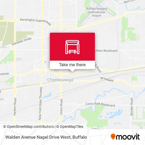 Walden Avenue Nagel Drive West map