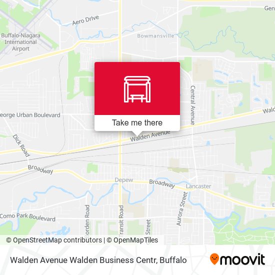 Walden Avenue Walden Business Centr map