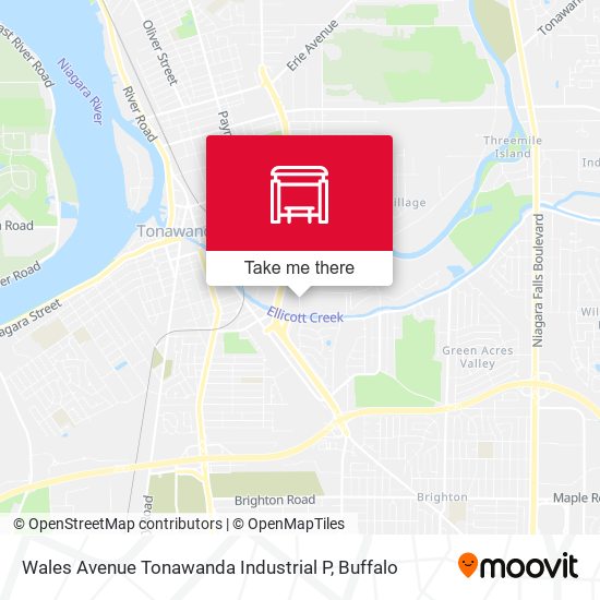 Wales Avenue Tonawanda Industrial P map
