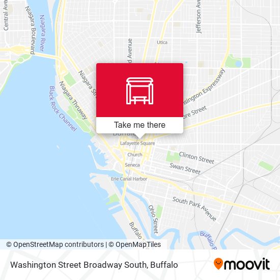 Mapa de Washington Street Broadway South