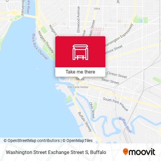 Washington Street Exchange Street S map