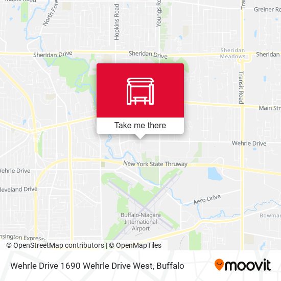 Wehrle Drive 1690 Wehrle Drive West map