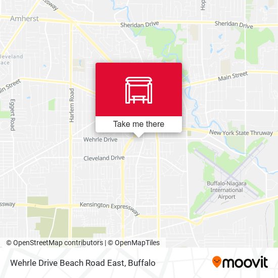 Wehrle Drive Beach Road East map