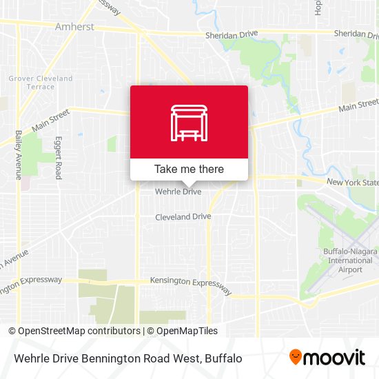 Mapa de Wehrle Drive Bennington Road West