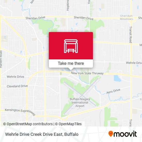 Wehrle Drive Creek Drive East map