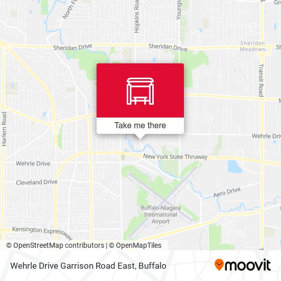 Mapa de Wehrle Drive Garrison Road East