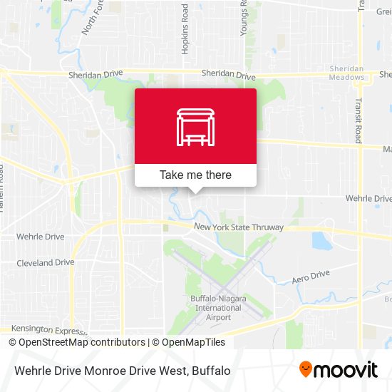 Mapa de Wehrle Drive Monroe Drive West