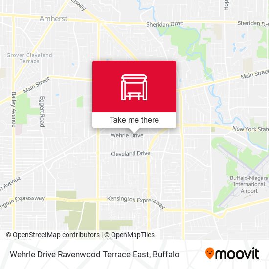 Mapa de Wehrle Drive Ravenwood Terrace East