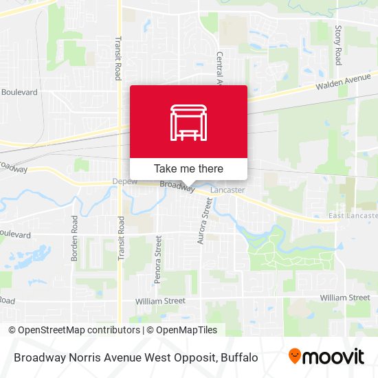 Broadway Norris Avenue West Opposit map