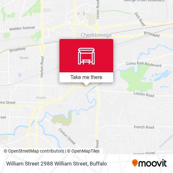 Mapa de William Street 2988 William Street