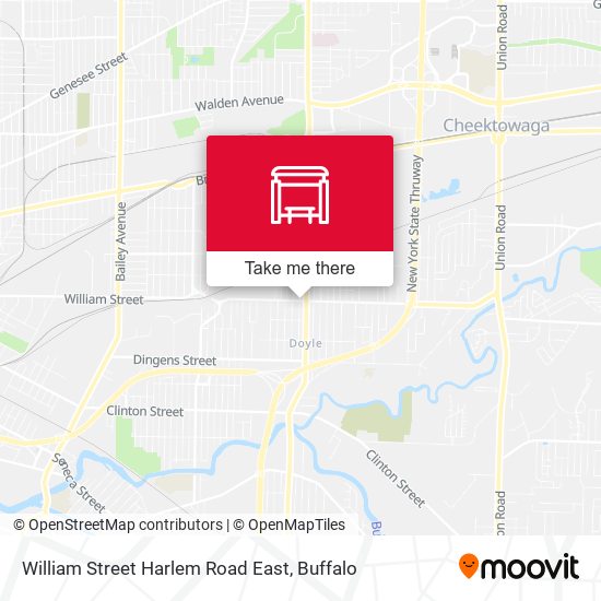 Mapa de William Street Harlem Road East