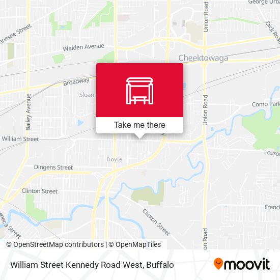 William Street Kennedy Road West map