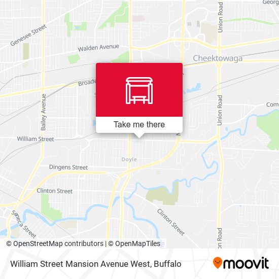 Mapa de William Street Mansion Avenue West