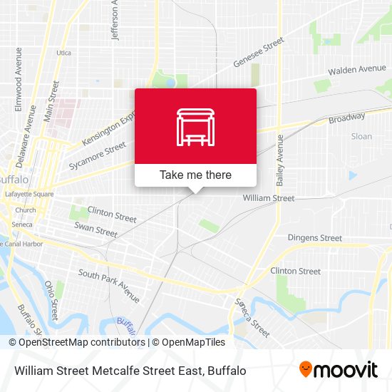 William Street Metcalfe Street East map