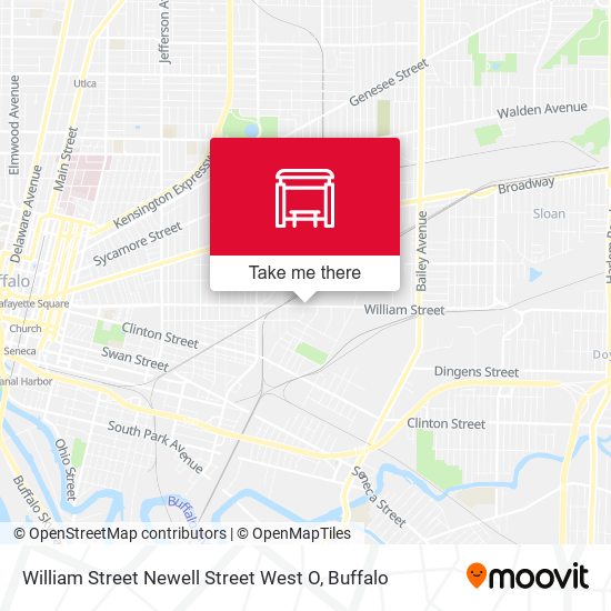 William Street Newell Street West O map