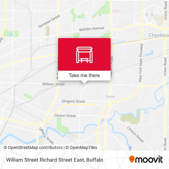 Mapa de William Street Richard Street East