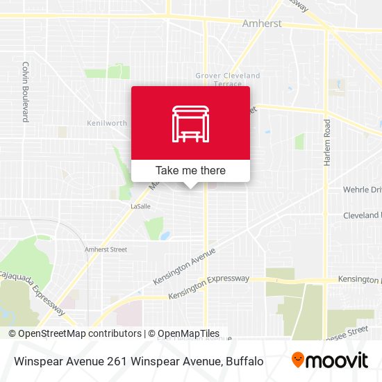 Winspear Avenue 261 Winspear Avenue map