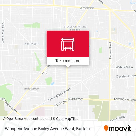 Winspear Avenue Bailey Avenue West map